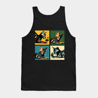 Cat Bengal Pop Art - Cute Kitties Tank Top